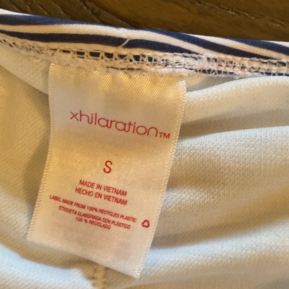 Xhileraton blue striped bikini with tie closure - Picture 8 of 9